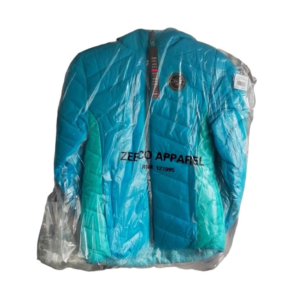 NEW Reversible Insulated Blue Girls Jacket